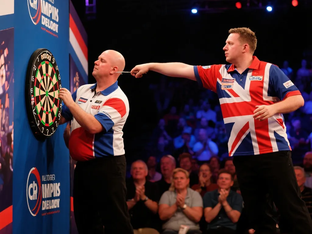 飞镖之夜：荷兰与英国的巅峰对决，谁能问鼎欧洲锦标赛？